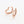 Load image into Gallery viewer, Large Heart Huggie Earrings