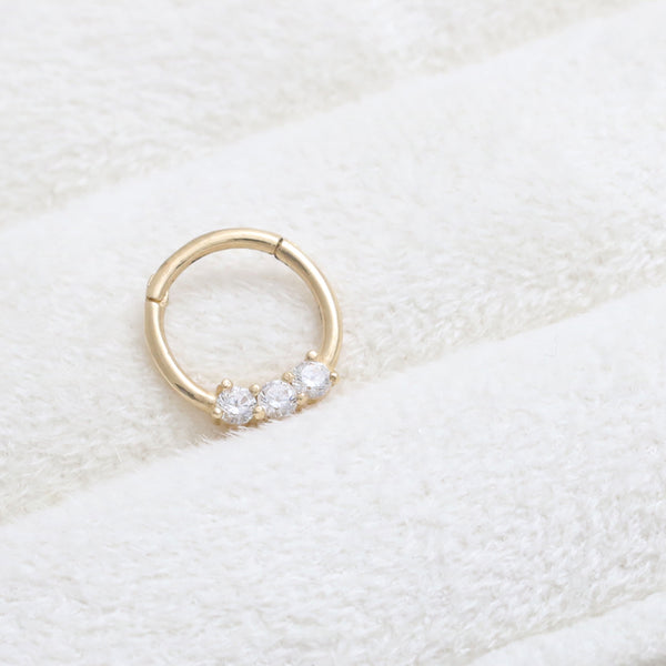 Triple CZ Daith Clicker