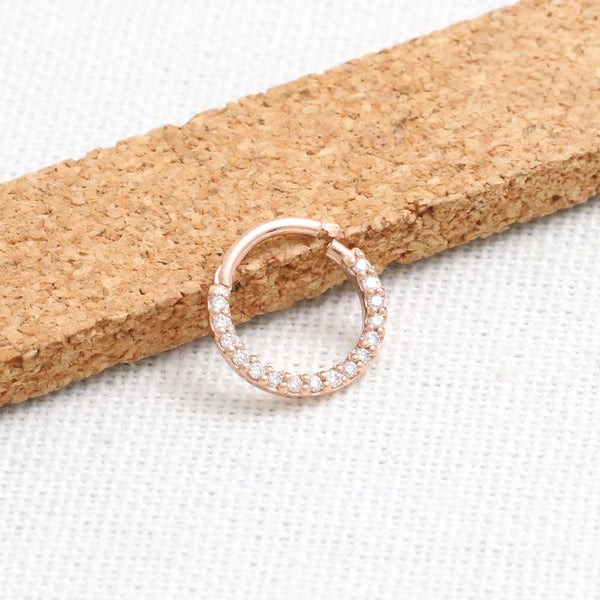 Genuine Diamond Pave Daith Clicker
