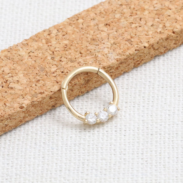 Triple CZ Daith Clicker