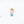 Load image into Gallery viewer, 2mm Turquoise CZ 4 Prongs Labret