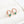 Load image into Gallery viewer, Green CZ Bubbles Circle Earrings