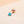 Load image into Gallery viewer, Tiny Turquoise 3 Prongs Ear Piercing