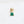 Load image into Gallery viewer, Tiny Green Onyx 3 Prongs Piercing