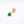 Load image into Gallery viewer, Tiny Green Onyx 3 Prongs Piercing