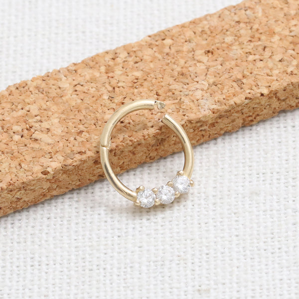 Triple CZ Daith Clicker