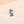 Load image into Gallery viewer, Tiny Turquoise 3 Prongs Ear Piercing