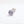 Load image into Gallery viewer, 4mm Lavender Sapphire Bezel Piercing