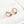 Load image into Gallery viewer, Green CZ Bubbles Circle Earrings