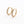 Load image into Gallery viewer, Cognac Diamond Oval Huggies