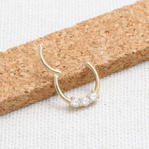 Triple CZ Daith Clicker