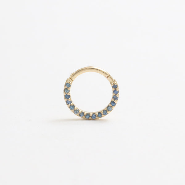 Blue Sapphire Pave Daith Clicker