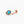 Load image into Gallery viewer, Turquoise Teardrop Labret