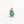 Load image into Gallery viewer, Teardrop Emerald Piercing