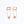 Load image into Gallery viewer, Ball Accent Chain Huggie Earrings