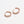 Load image into Gallery viewer, Cognac Diamond Zigzag Huggies