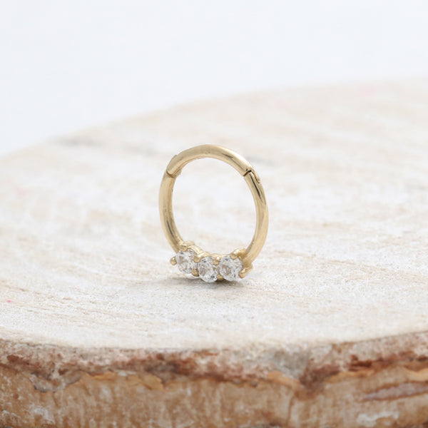 Triple CZ Daith Clicker