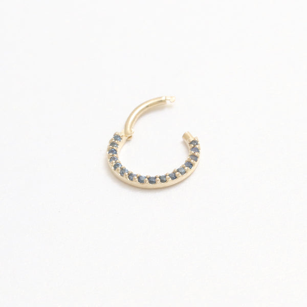 Blue Sapphire Pave Daith Clicker