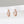 Load image into Gallery viewer, Cognac Diamond Milgrain Huggies