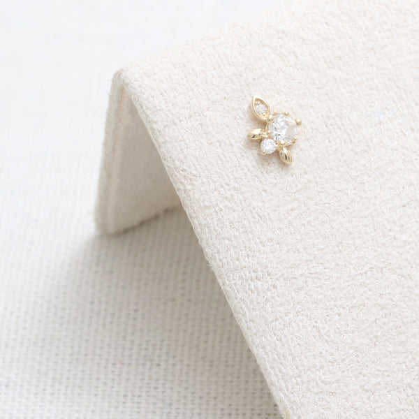 Genuine Diamond Elf Leaves Labret