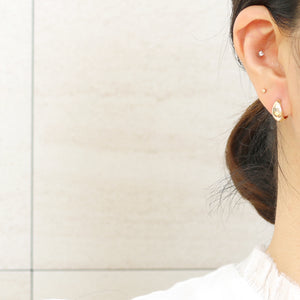 Medium Teardrop Huggie Earrings
