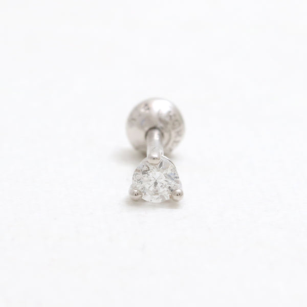 0.07ct Diamond 3 Prongs Piercing