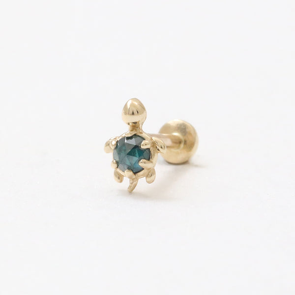 Blue Diamond Tiny Turtle Labret