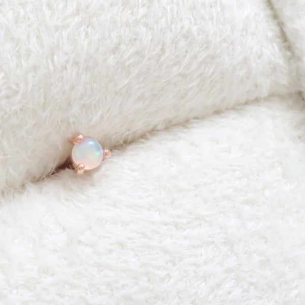 Tiny Opal 3 Prongs Ear Piercing