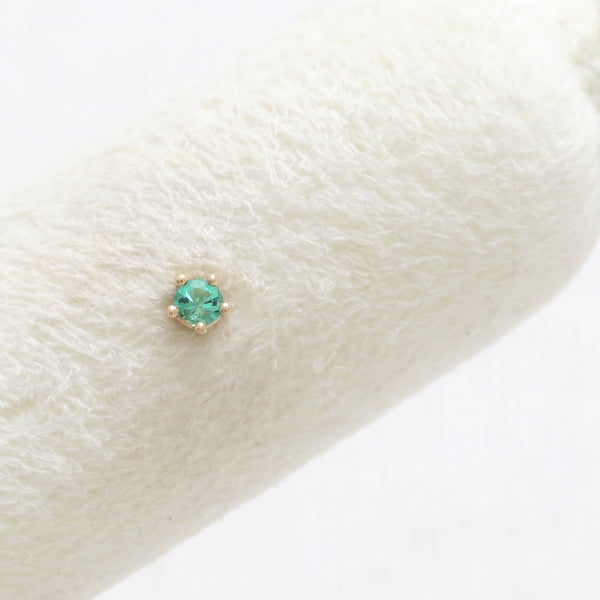 0.03ct Emerald 5 Prongs Piercing