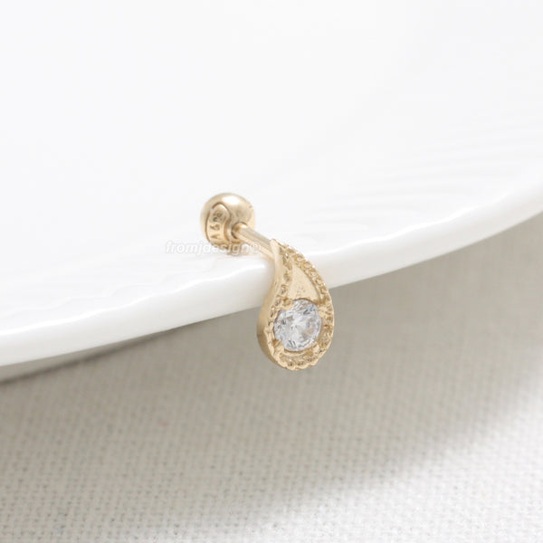 0.1ct Diamond Paisley Piercing