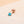 Load image into Gallery viewer, Tiny Turquoise 3 Prongs Ear Piercing
