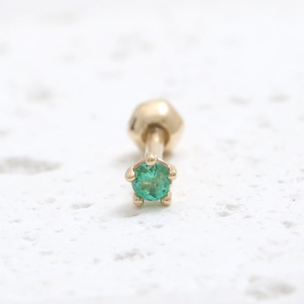 0.03ct Emerald 5 Prongs Piercing