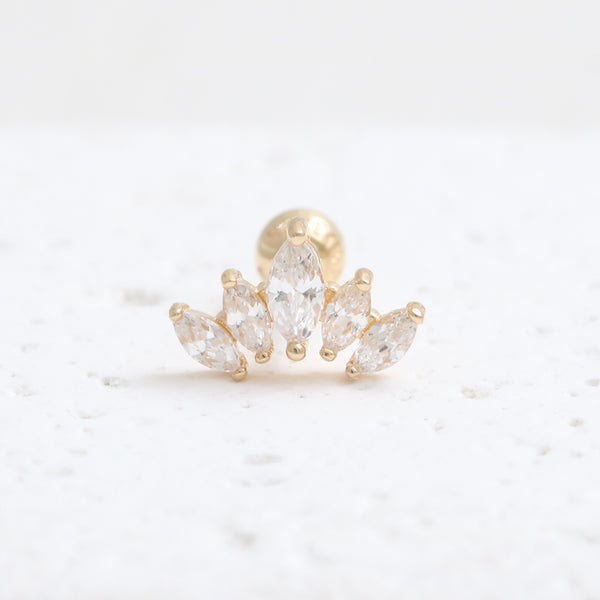 CZ Tiara Ear Piercing