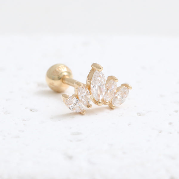 CZ Tiara Ear Piercing