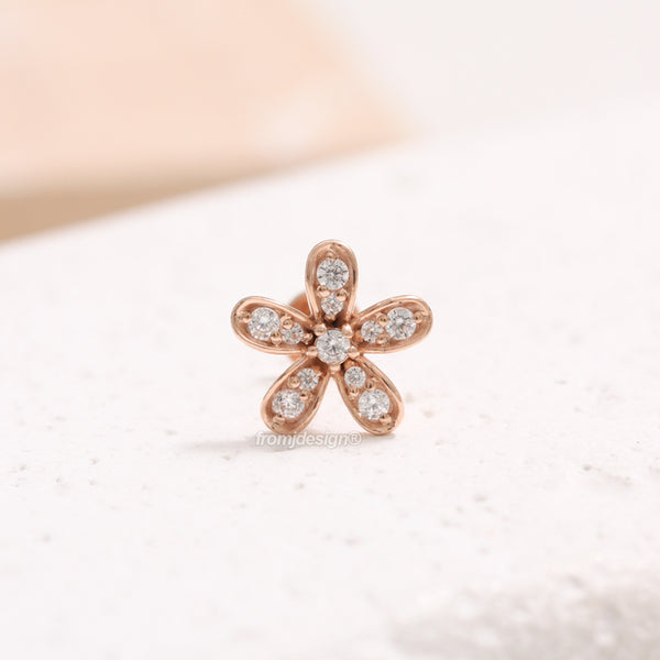 Diamond Daisy Externally Labret