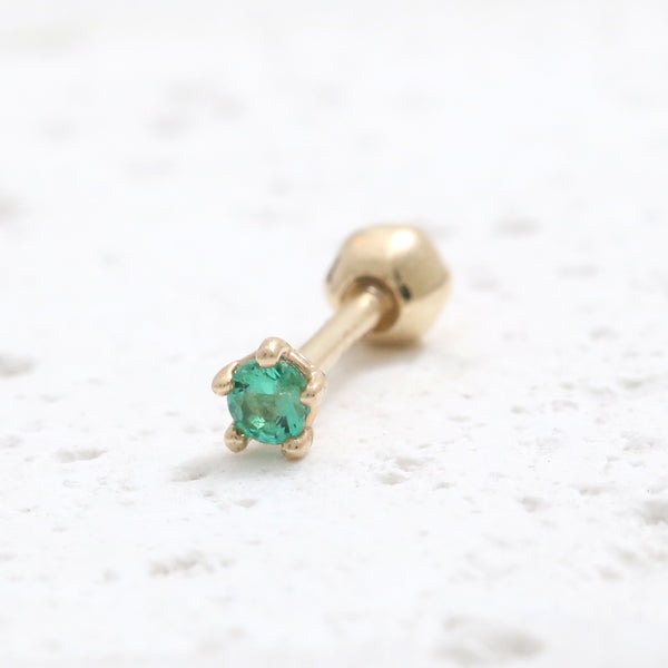 0.03ct Emerald 5 Prongs Piercing