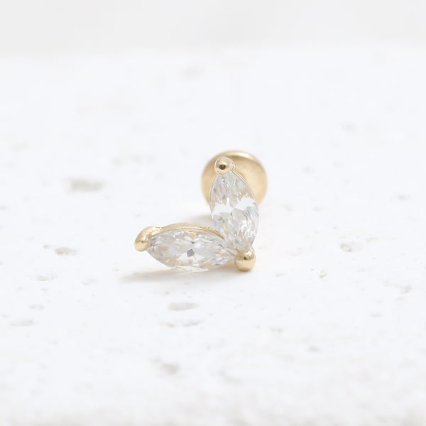 Double Marquis CZ Elf Labret