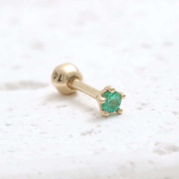 0.03ct Emerald 5 Prongs Piercing