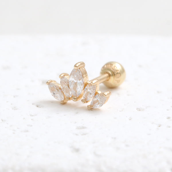 CZ Tiara Ear Piercing