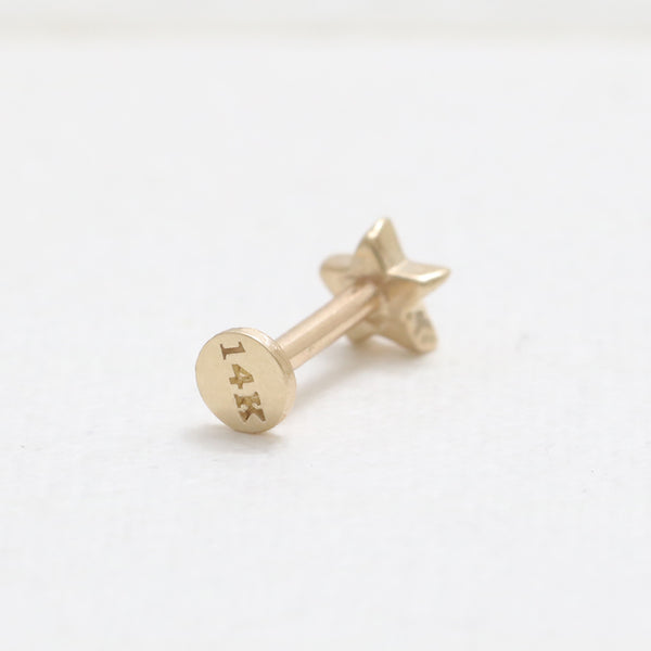 Diamond Tiny Star Internally Labret