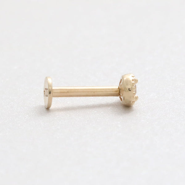 Diamond Tiny Teardrop Labret