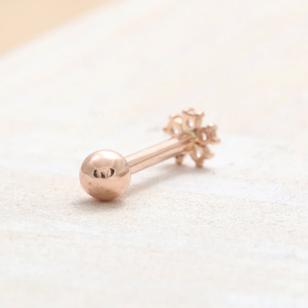 Diamond Tiny Flower Piercing