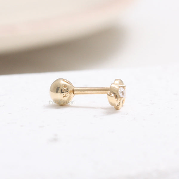 Diamond Tiny Elephant Piercing