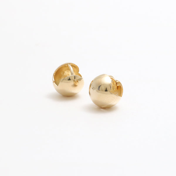 Ball Shaped  Hoop Earrings- Small