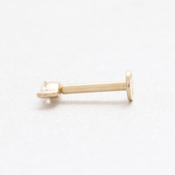 Marquis CZ Prongs Internally Labret