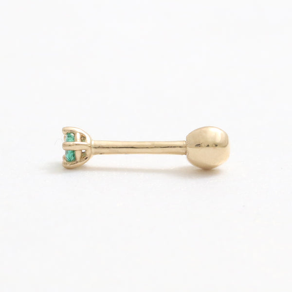 0.03ct Emerald 5 Prongs Piercing