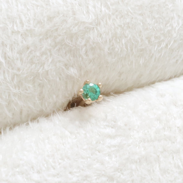 0.03ct Emerald 5 Prongs Piercing