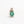 Load image into Gallery viewer, Teardrop Emerald Piercing
