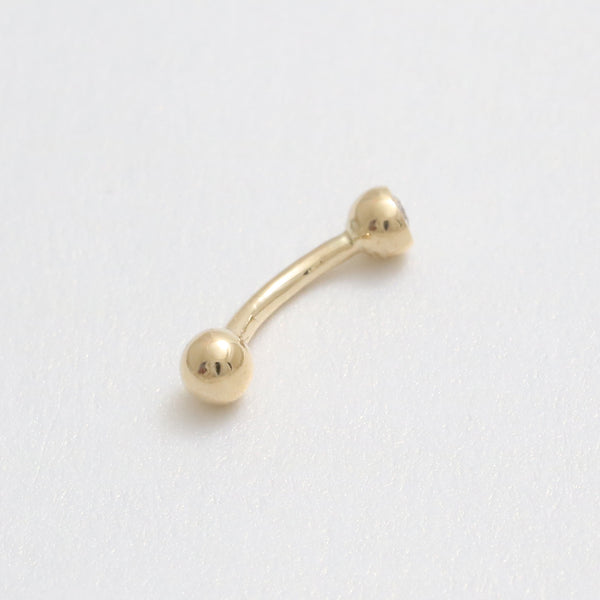 0.03ct Diamond Ball Rook Piercing