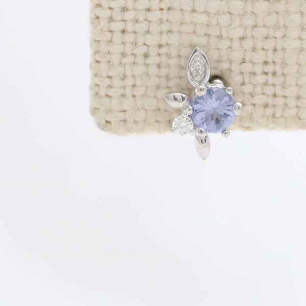 Tanzanite Elf Leaves Piercing